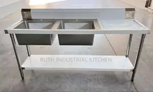 Double Sink With Side and Under