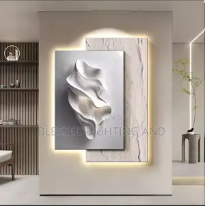 Size 70 by 100cm 3d Art Frame Led Wall Decor for Living Room, Corridor