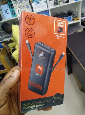 22,500 Mah New Age Power Bank With Cords