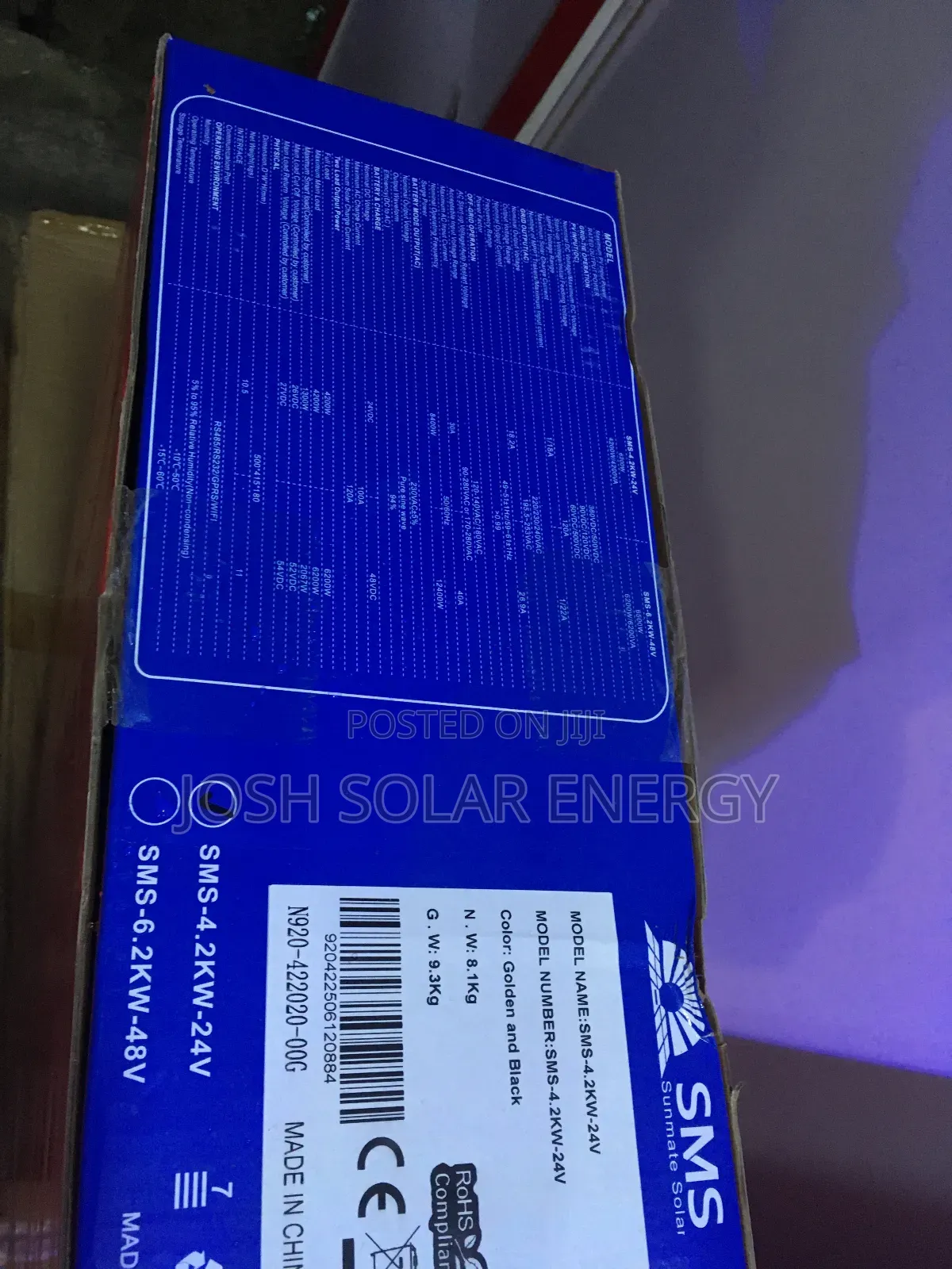 SMS 4.2kva 24 Volt