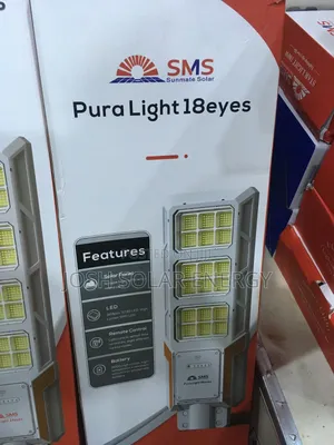SMS 18 Eyes Solar Street Lights