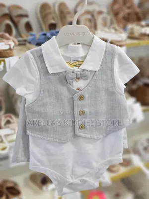 LCW Baby Baby Boys' Shirt, Shorts and Vest 3-Piece Set