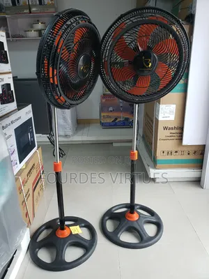 18" Power Blanco Standing Fan