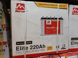 220ah Mercury Tall Tubular Battery Available Now