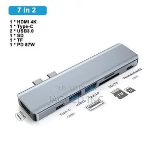 Giismo 7 in 2 Usb C Hub Adapter for Macbook Proair
