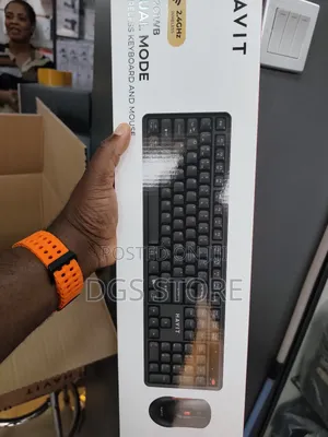 Havit Kb261wb Dual Mode Wireless Keyboard Mouse