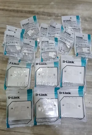 D-link Double Face Plate Cat6 With Keystone Jack