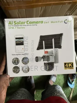 Three Lens Solar Camera V380pro 4g