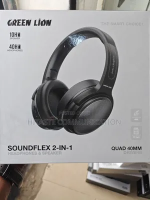 Greenlion Sound Flex 2-in -1 Headphones and Speaker