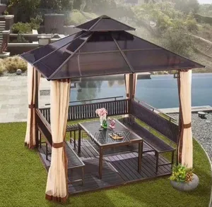 Luxury Tent Gazebo With Chair and Table, Inbuilt.
