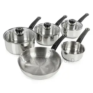 Morphy Richards Stainless Steel 5 Piece Pan Set