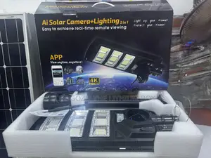 Solar Security CCTV Camera and Street Light. Easy to Achieve Real-Time