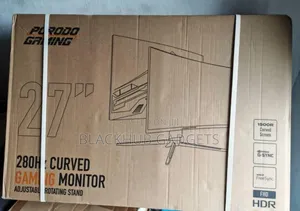 Porodo Gaming Monitor Curved Screen 27 Inches