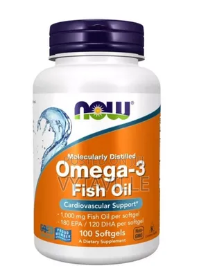 Now Omega 3 Fish Oil Capsules 1000mg X 100