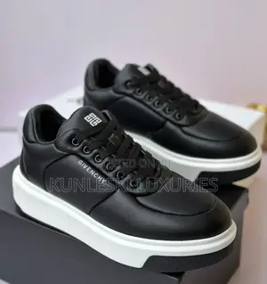Original Givenchy Chunky White Sole Leather Sneakers