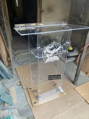 Literature in Preparation Acrylic Pulpit