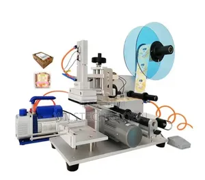 Semi Automatic Flat Surface Labelling Machine For Bottle, Containers,
