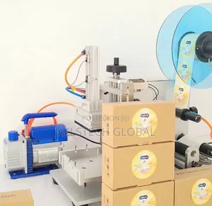 Semi Automatic Flat Surface Labelling Machine For Bottle, Containers,