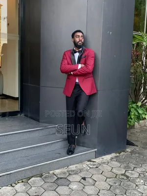 Trendy Wine Color Men Suit for Rent