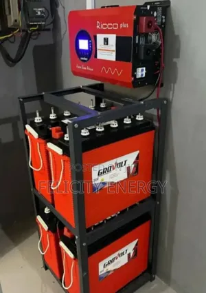 Grovolt Tubular Battery 4 PCS + 5kva Inverter Full Installations 48v