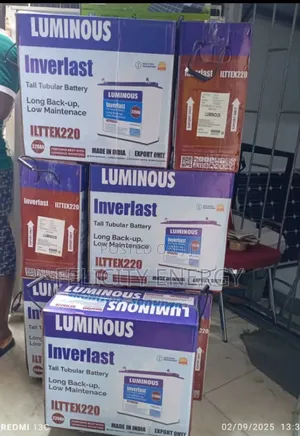 Luminous Tubular Battery 220ah//12v