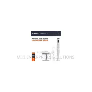 Porodo Lifestyle 300w Light Suction Hand Blender - White