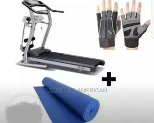 German Machine 2HP Treadmill +Yogamat+Weight Glove