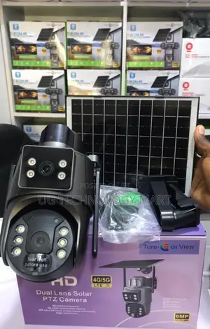 Ubox Dual Lense Solar and Battery Powered PTZ Camera