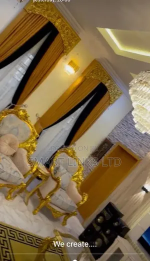 Modern Turkish Curtain Set With Customizable Board