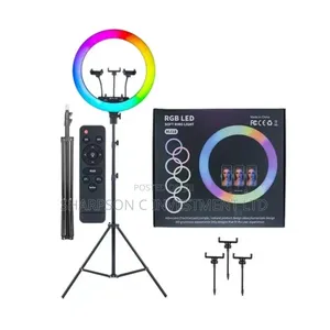 45cm RGB Ring Light 18 Inch With 7ft Tripod Stand for Phone Camera