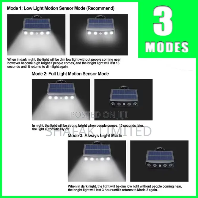 Solar Security Led Pir Sensor Light