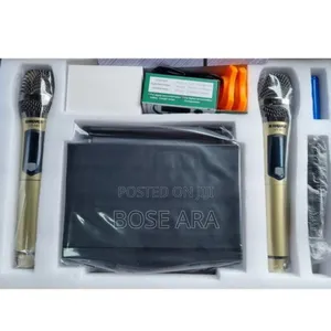 Wireless Microphone System With Two Microphone and Receiver
