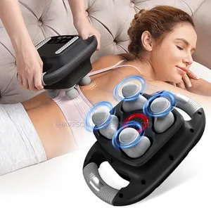 4 Heads Massage Gun Machine for Pain Relief With Percussion Massage