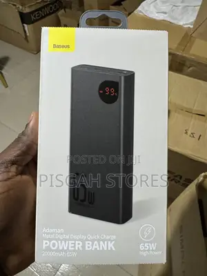 Baseus Adaman Metal Digital Display Power Bank 20000mah 65w