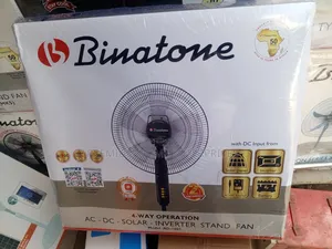 Binatone Ad-1601 Ac-Dc-Solar Inverter Standing Fan