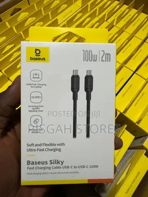 Baseus Silky Fast Charging Cable Usb-C to Usb-C 100w (Black White)
