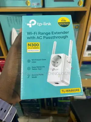 Tp-Link Tl-Wa860re N300 Wi-Fi Range Extender With Ac Passthrough