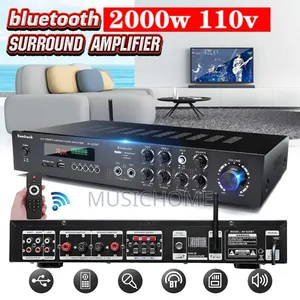 Wall/Ceiling Speaker Bluetooth Amplifier With Remote Control