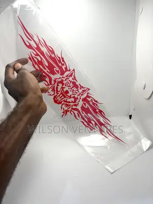 Wolf Head Car Body Sticker