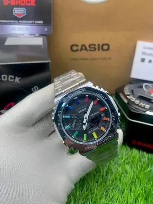 G-Shock Casio Quality Luxury Men Chain Strap Wristwatch