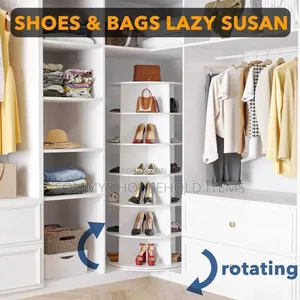 7 Tier 360° Rotating Shoe Rack