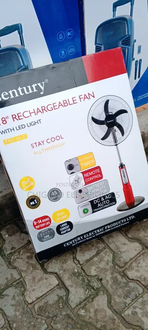 Original Rechargeable Fan Century 18 Inches