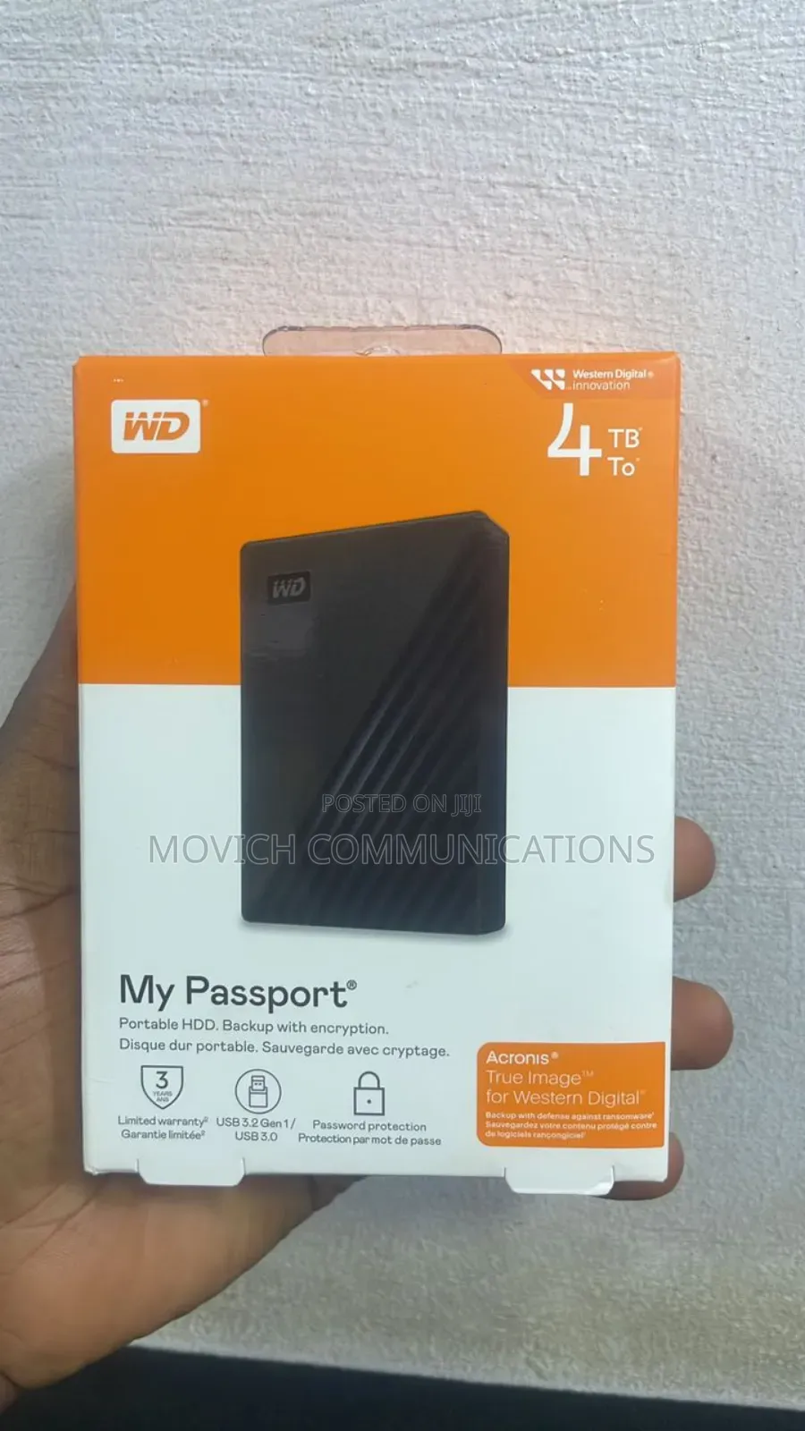 Wd My Passport HDD 4tb