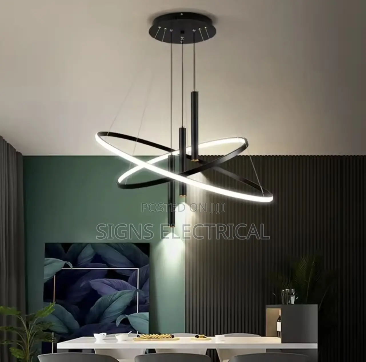 Modern Minimalist Pendant Light Circular Spotlight
