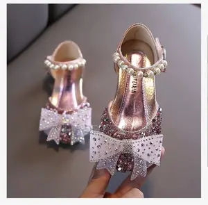 Girl Shimmer Glitter Birthday Party Shoe - Pink