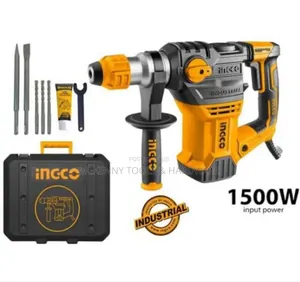 Ingco Rotary Hammer Drill, Specifically the 1500w Model (Rh150028).