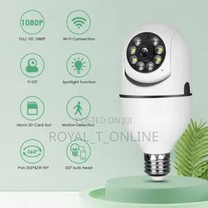 Wifi CCTV Bulb Camera. 360 Bulb Spy Camera in Abuja