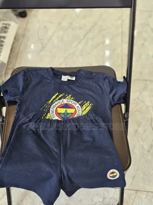 LCW Baby Fenerbahçe Printed Baby Boys' Short Set