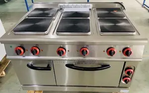 Commercial 6 Burner Gas Cooker With Oven