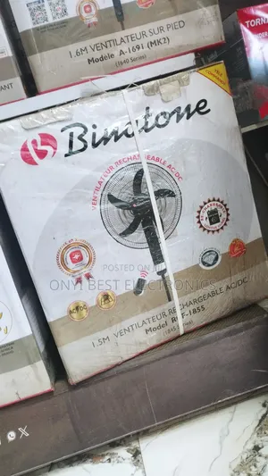 Binatone 18" Ac/Dc Rechargeable Standing Fan + Remote Control Rcf-1855